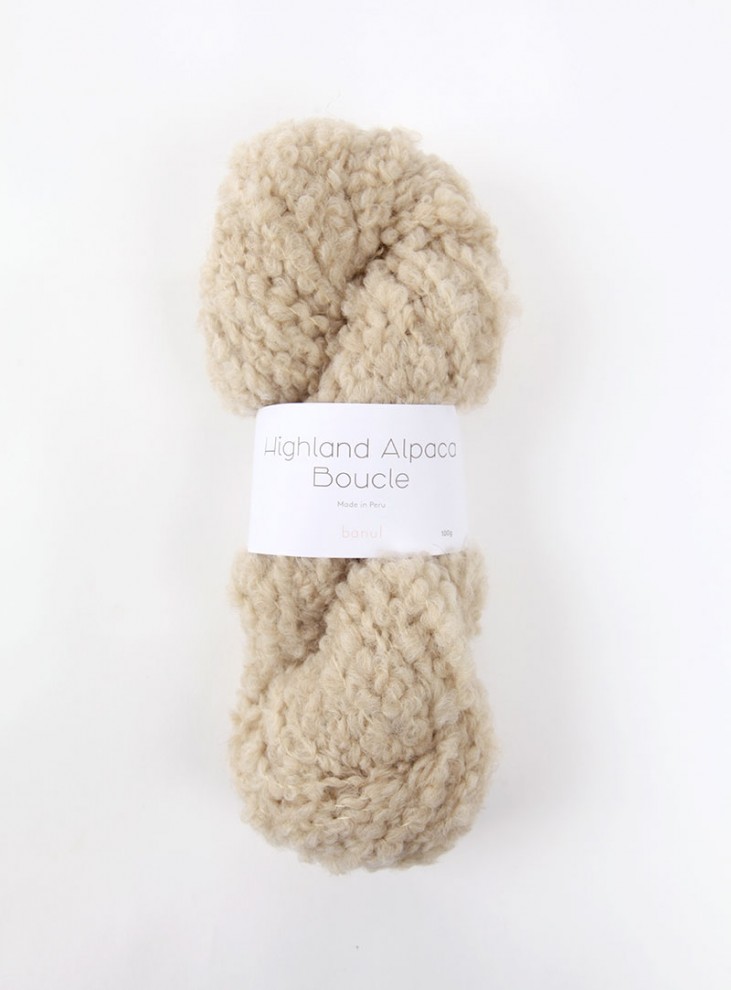 하이랜드 알파카 부클(Highland Alpaca Boucle)(1볼/100g±10g) 하이랜드울 70%, 알파카 30%